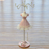 Jewelry Display Stand Earrings Necklace Storage Doll Holder
