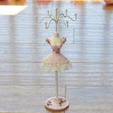 Jewelry Display Stand Earrings Necklace Storage Doll Holder