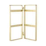 Multi-hooks Golden Metal Jewelry Display Stand