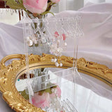 Acrylic Jewelry Display Stand Holder with 8 Coat Hangers