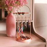 Metal Jewelry Display Stand Holder Showcase for Girls