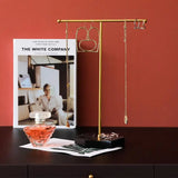 T-shaped Jewelry Display Stand for Earrings Ring Necklace Watch Shelf