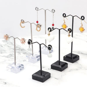 Metal Earring Display Rack Small Medium Large Acrylic Jewelry Stand