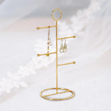 Multifunctional Jewelry Display Stand Metal Holder for Showroom Earrings