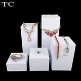 PU Solid Geometry Necklace Holder Jewelry Display Stand