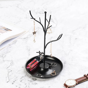 Iron Jewelry Display Stand Rack Tree Stand Necklace Earring Holder