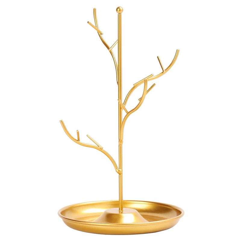 Iron Jewelry Display Stand Rack Tree Stand Necklace Earring Holder