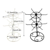 Rotating Jewelry Display Stand for Earrings Rings