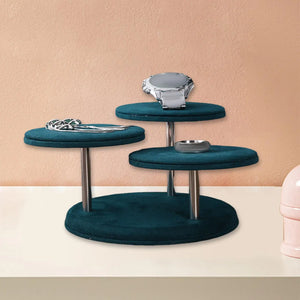 Round Disc Jewelry Display Stand with Base