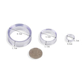 Acrylic Jewelry Display Stand Round Jewelry Stand 10Pcs/lot