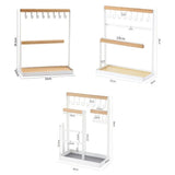 Jewelry Bracelet Watch Display Rack Multi-Tier Hook