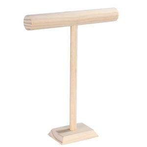 Wooden Jewelry Display Stand - Necklace Bracelet Bangle Organizer Holder