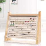Wood Jewelry Display Stand for Rings, Earrings, and Brooches