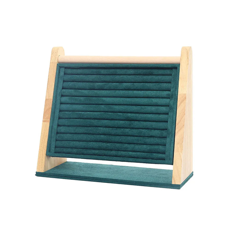 Wood Jewelry Display Stand for Rings, Earrings, and Brooches