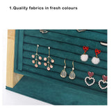 Wood Jewelry Display Stand for Rings Earrings Brooches