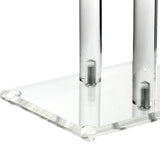 Clear Acrylic 2-Tier Jewelry Display Stand for Trade Store Exhibit
