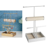 3-Tier Jewelry Display Box Tray Ring Holder Organizer