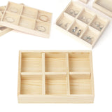 Jewelry Display Tray Case Beads Holder Earring Container Necklace Drawer