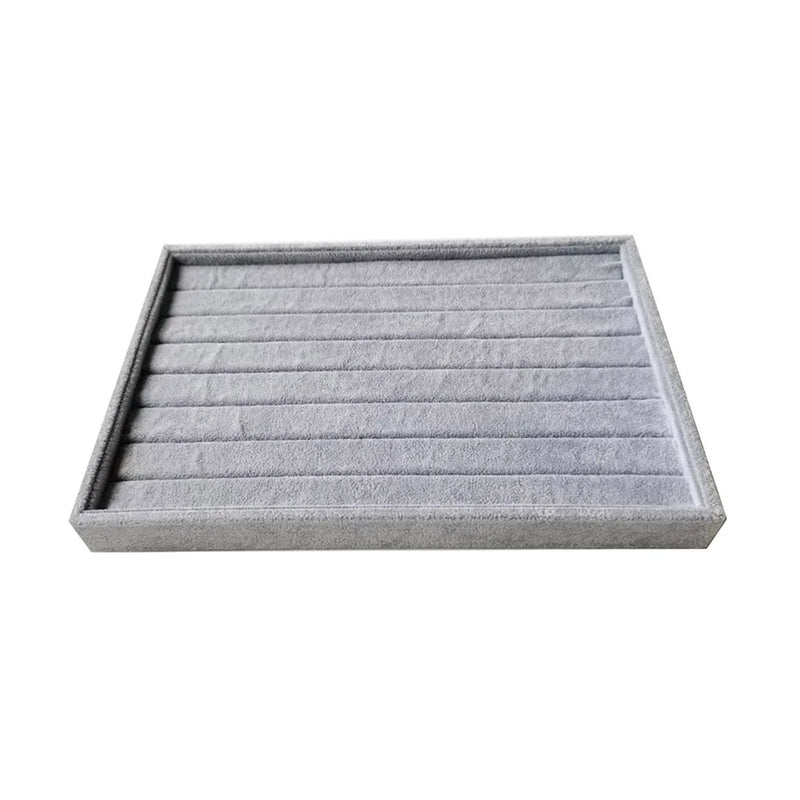 Jewelry Display Tray Home Organizer Case Showcase Storage Holder Container
