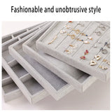 Jewelry Display Tray Home Organizer Case Showcase Storage Holder Container