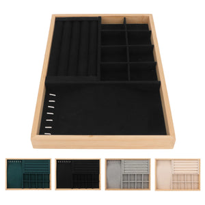 Triple Use Jewelry Display Tray Drawer Insert