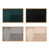 Triple Use Jewelry Display Tray Drawer Insert