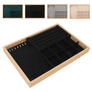Jewelry Display Tray Triple Use Soft Touch