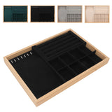 Jewelry Display Tray Triple Use Soft Touch