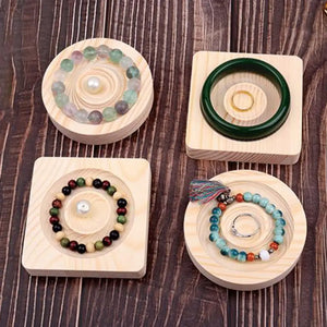 Wooden Multi-layer Jewelry Display Tray Storage