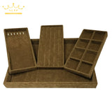 Jewelry Display Tray Necklace Storage Case Ring Showing Container