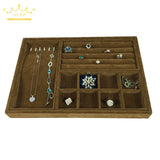 Jewelry Display Tray Necklace Storage Case Ring Showing Container