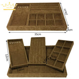 Jewelry Display Tray Necklace Storage Case Ring Showing Container