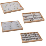 Jewelry Display Tray Pear Flower Ring Necklace Pendant Spacing