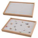 Jewelry Display Tray Pear Flower Ring Necklace Pendant Spacing
