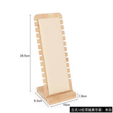 Wood Necklace Display Shelf 12 Slot Jewelry Holder