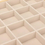 24 Grids Soft Jewelry Display Tray for Bracelets & Watches