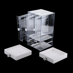 Jewelry Earring Holder Stand Organizer Drawer