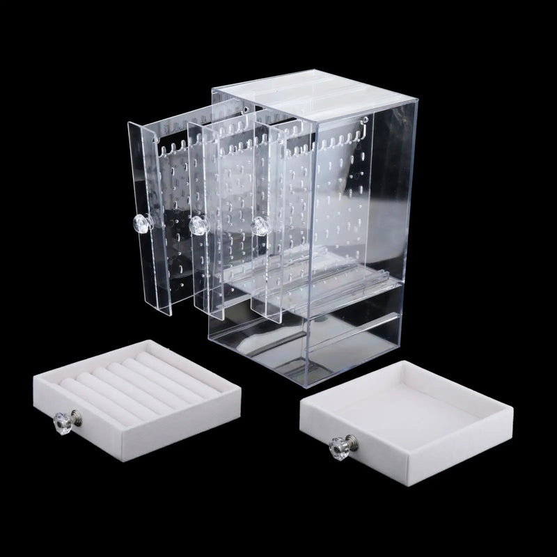 Jewelry Earring Holder Stand Organizer Drawer