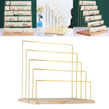 Earring Card Hanger Metal Wood Display Stand for Stud Earring