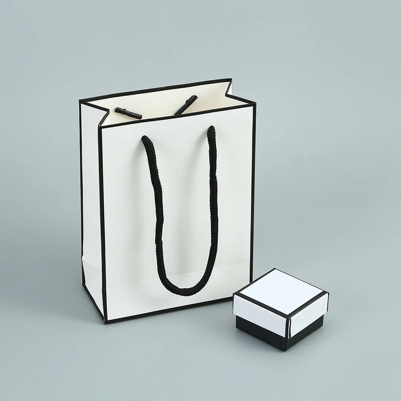 Jewelry Earrings Bracelet Rings Display Bag Paper