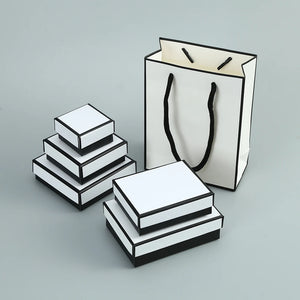 Jewelry Earrings Bracelet Rings Display Bag Paper