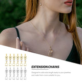 Jewelry Extension Chains Clasp Pendants Bracelet Accessories Fittings