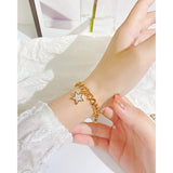 Stainless Steel Zircon Bracelet for Women