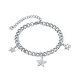 Stainless Steel Zircon Bracelet for Women