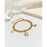 Stainless Steel Zircon Bracelet for Women