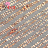 Rose & Silve O Shape Chain Necklace Chokers