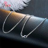 Rose & Silve O Shape Chain Necklace Chokers