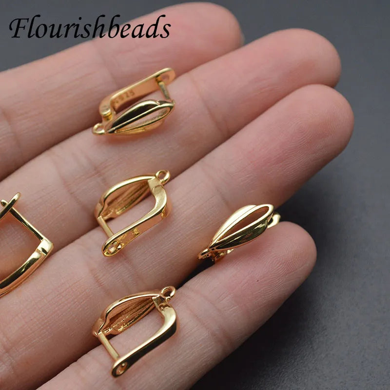 Earring Hooks 12x15mm 30pcs/lot Anti Fading DIY Jewelry Findings