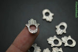 12x16mm Metal Alloy Hand Charms for Necklace or Bracelets Making