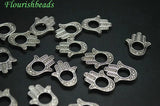 12x16mm Metal Alloy Hand Charms for Necklace or Bracelets Making